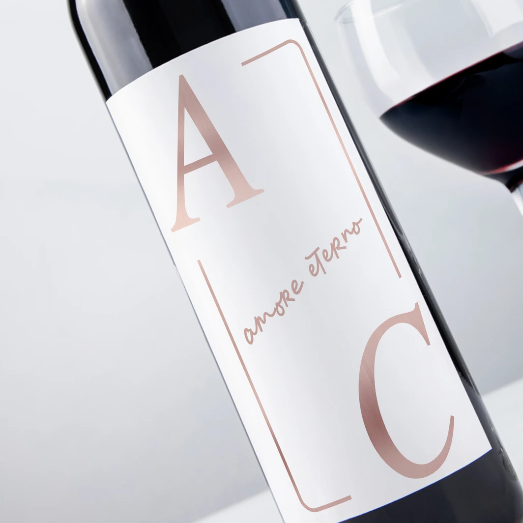 Personaliza Vino 3V con etiqueta "Amore Eterno" 25830-P