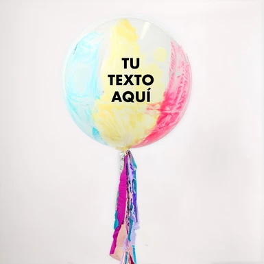 Personaliza Globo Burbuja "Cotton Dream" 25854-P