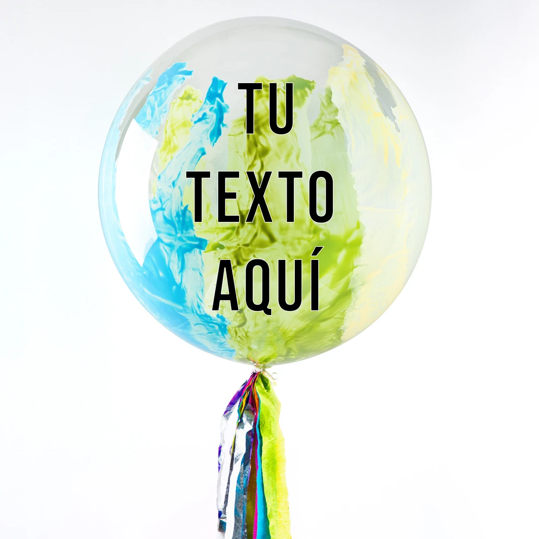 Personaliza Globo Burbuja "Cool Mix" 25855