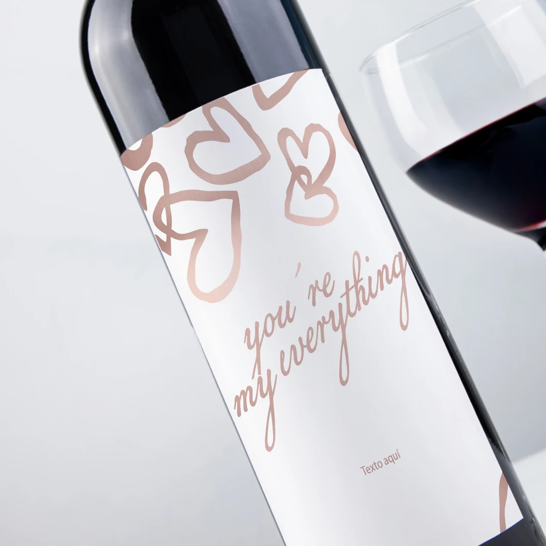 Customize Vino 3V with “you're my everything” label 25892