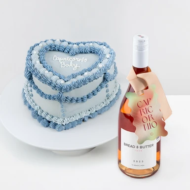 Bread & Butter con Distintivo Capricornio y Pastel divinata 25962