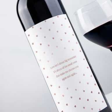 Vino 3V con etiqueta "Love" 26001
