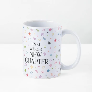 Personaliza Taza "It's a Whole New Chapter" 15oz 26007-P