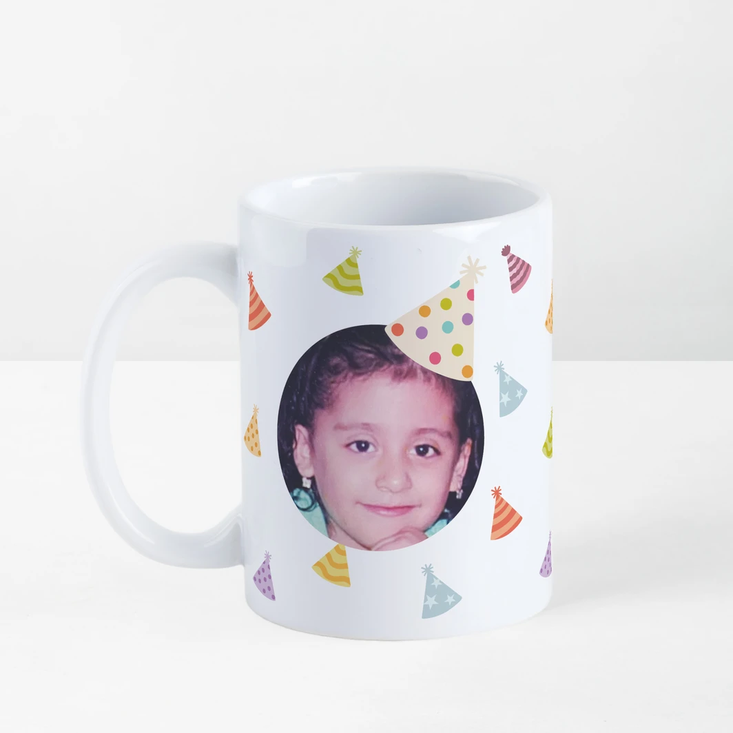 Personaliza Taza "Birthday Party Hat" 15oz 26009
