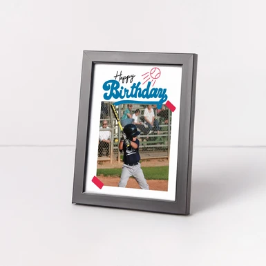 Personaliza Marco Chico Negro "Baseball Birthday" 26016-P