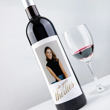 Personaliza Vino 3V con etiqueta "In your Thirties" 26033