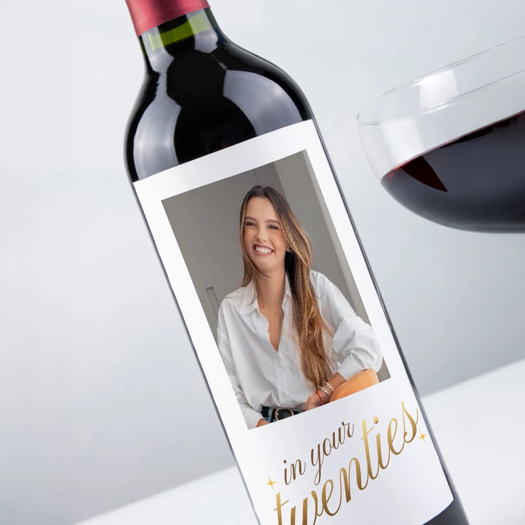 Personaliza Vino Concha y Toro Cabernet con etiqueta "In your Twenties" 26051