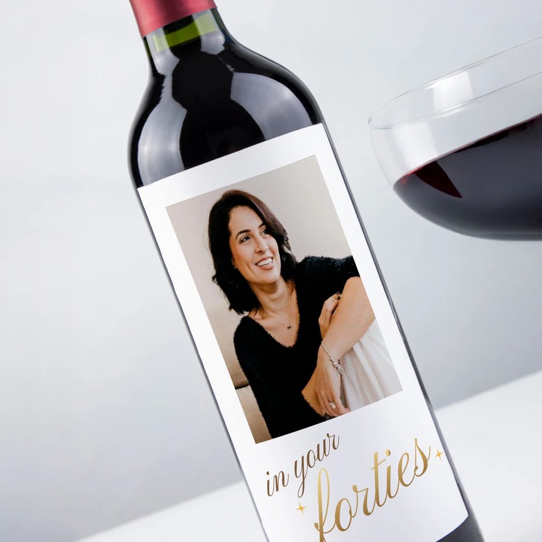 Personaliza Vino Concha y Toro Cabernet con etiqueta "In your Fourties" 26053