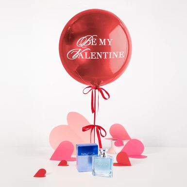 Loción Nautica Voyage Caballero con Globo "Be My Valentine" 26101