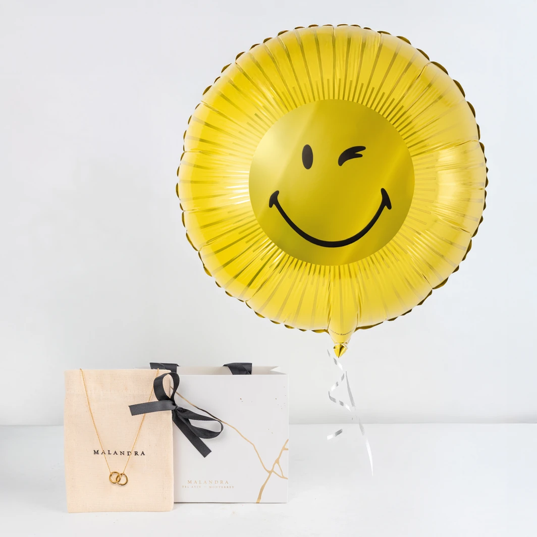 Alegría y Amor con Collar "Ahavah" y Globo SMILEYWORLD 26117