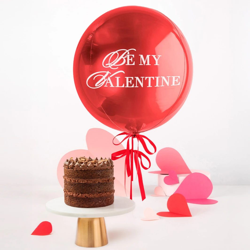 Pastel Ferrero Tette Bakers con Globo "Be my Valentine" 26162