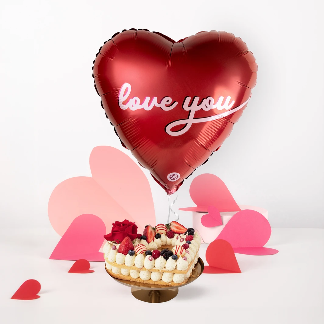 Pastel The Wish SV con Globo ''Love you'' 26247