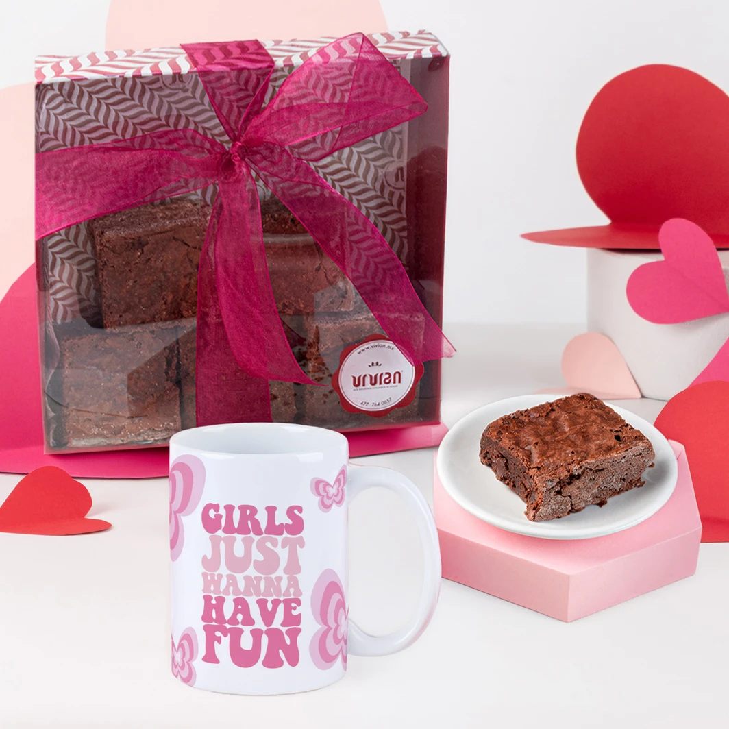 Vivian Brownies with "Girls Just Wanna Have Fun" Mug 26275