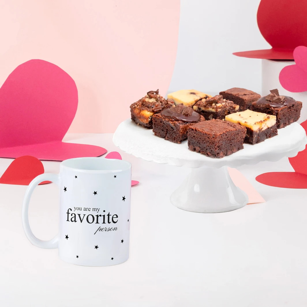 Brownies Mil Miel con Taza "You Are My Favorite Person" 26277