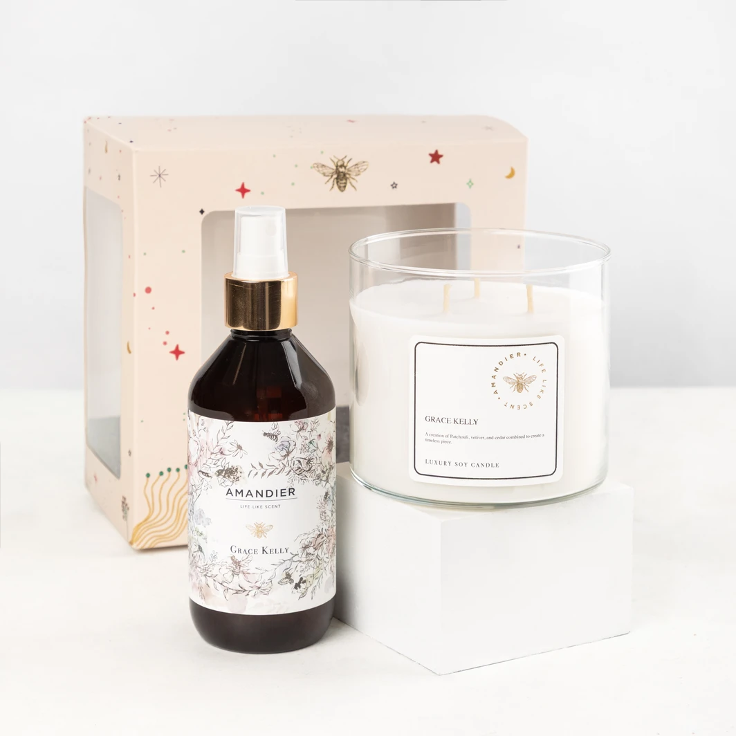 Kit Room Spray & Vela "Grace Kelly" 26298