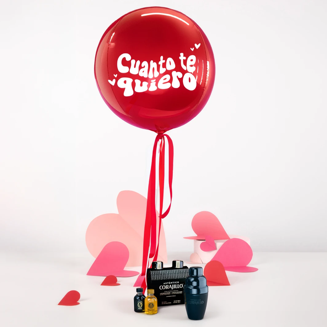 Globo "Cuanto Te quiero" con Auténtico Corajillo 26325