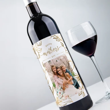 Vino Personalizado Tinto con Etiqueta "Happy Mother´s Day" 26353-P