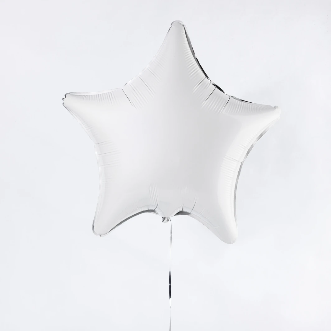 Globo Metálico Estrella Blanca 26382