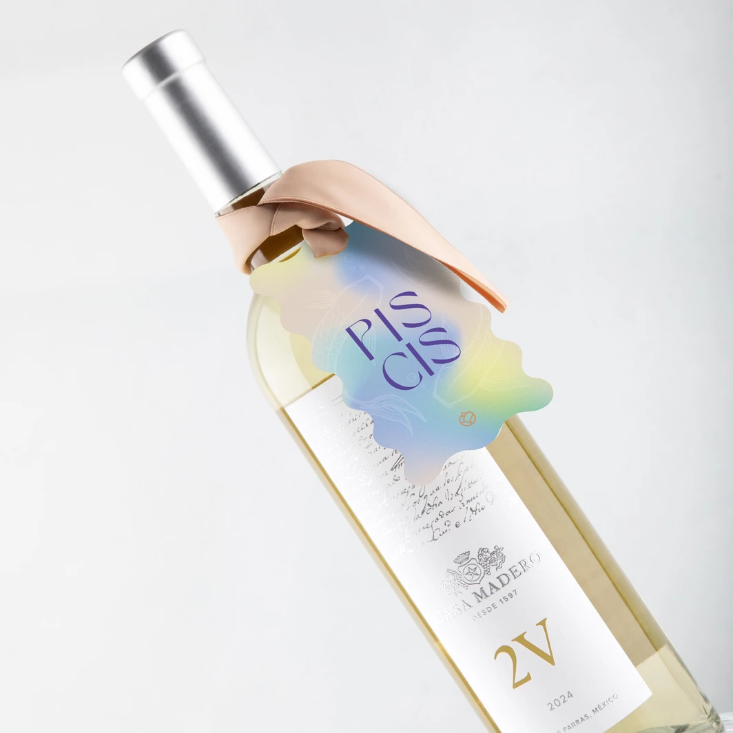 Vino Blanco con Distintivo Piscis 26415