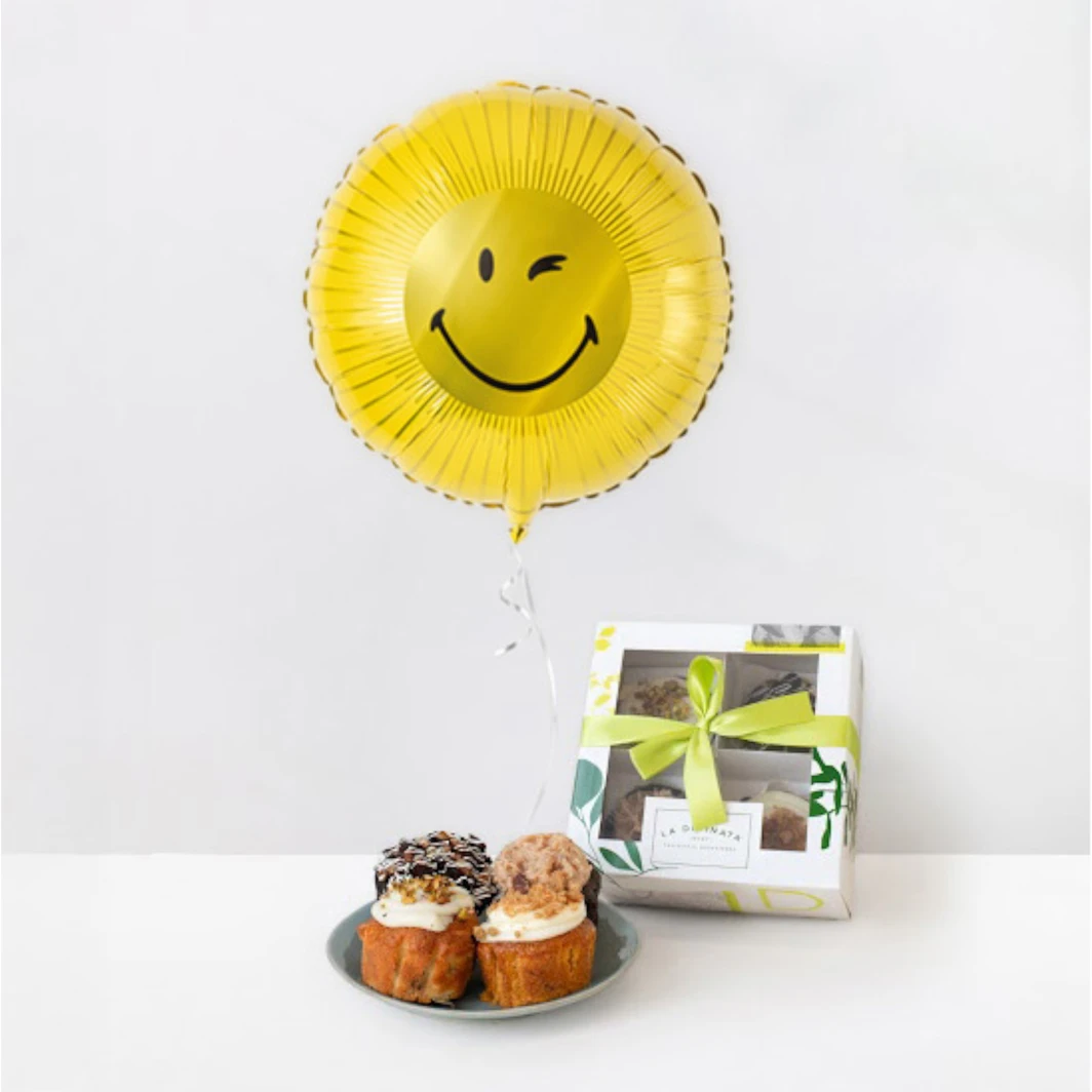 Muffins La Divinata con Globo SMILEYWORLD 26468