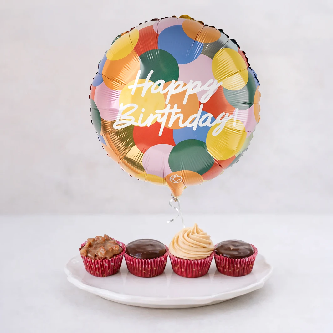 Muffins 4 pz Fer reposteria y globo 26489
