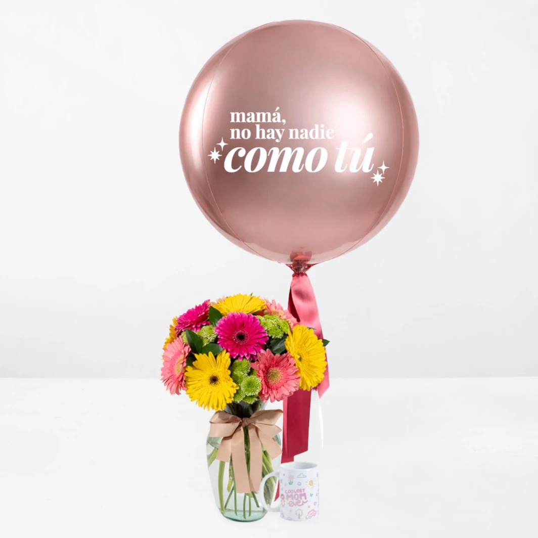 Kit Mamá Flor,Orbz y Taza "Coolest Mom Ever" 26526