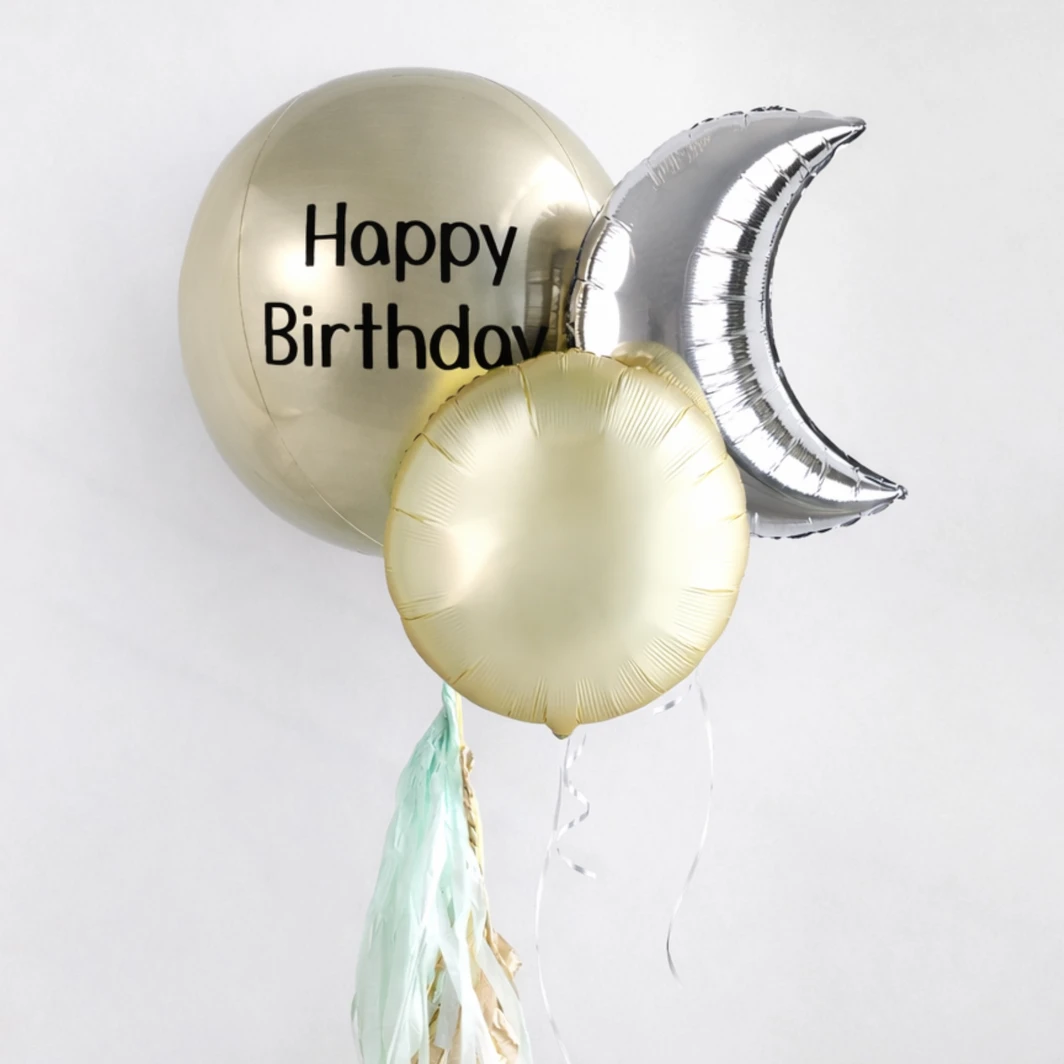 Ramillete "Happy Birthday" Amarillo 26561