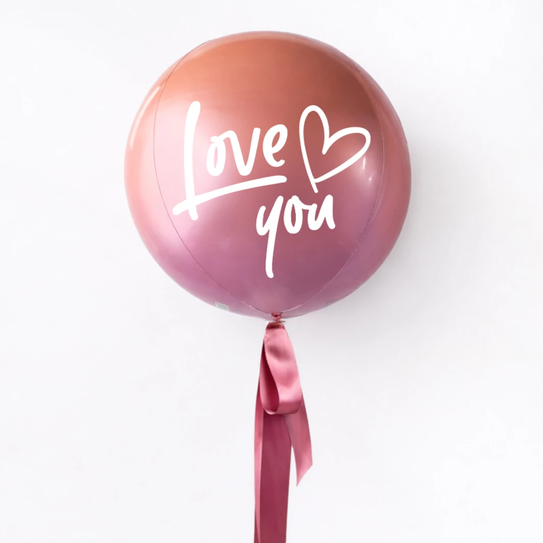 Globo Esfera Ombre "Love You" 26576
