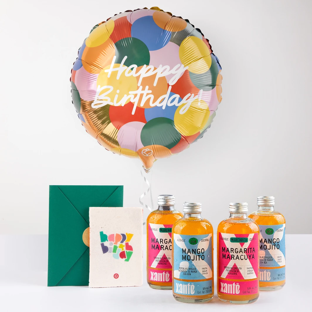 Kit Cumpleaños Xanté con Oblea y Globo 26592