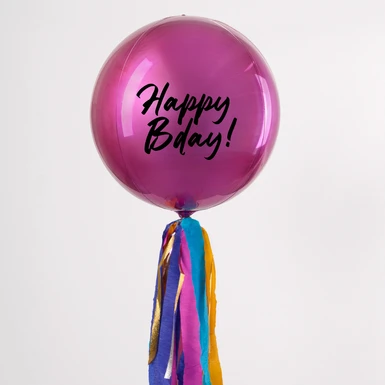 Orbz Magenta Happy Bday! 26688