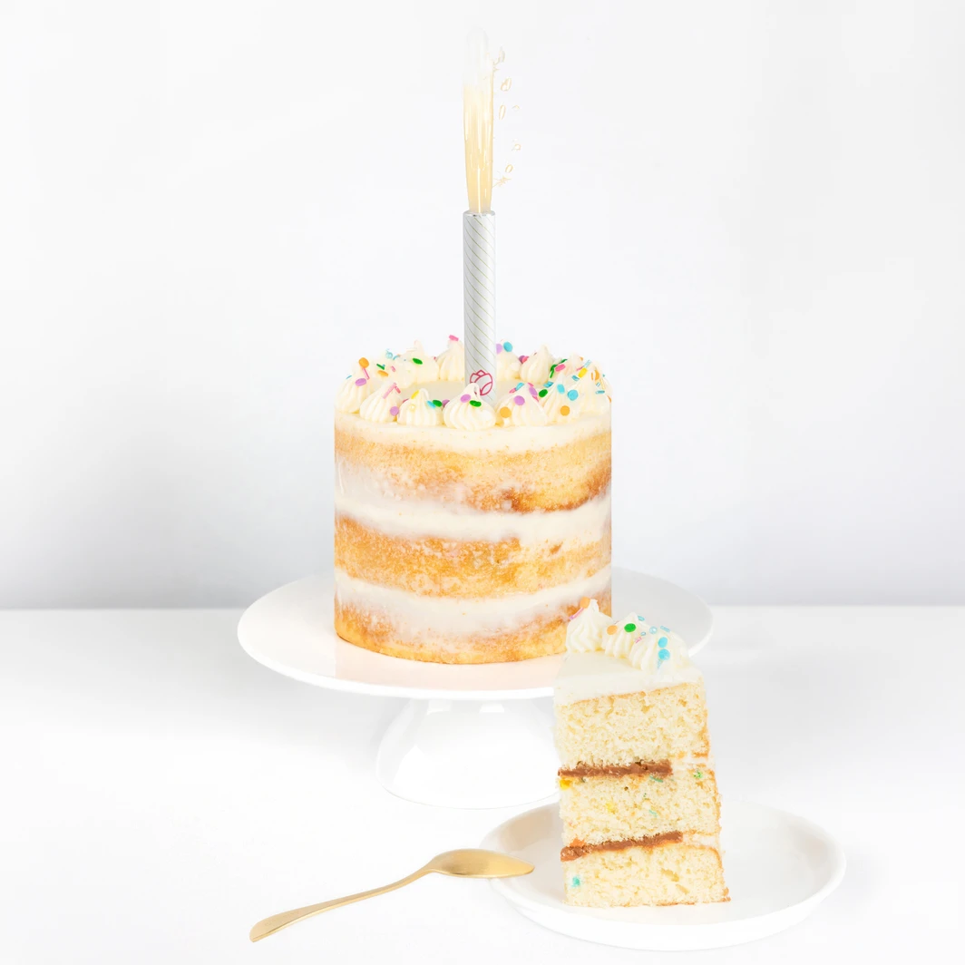 Naked Vanilla Birthday Cake 26723