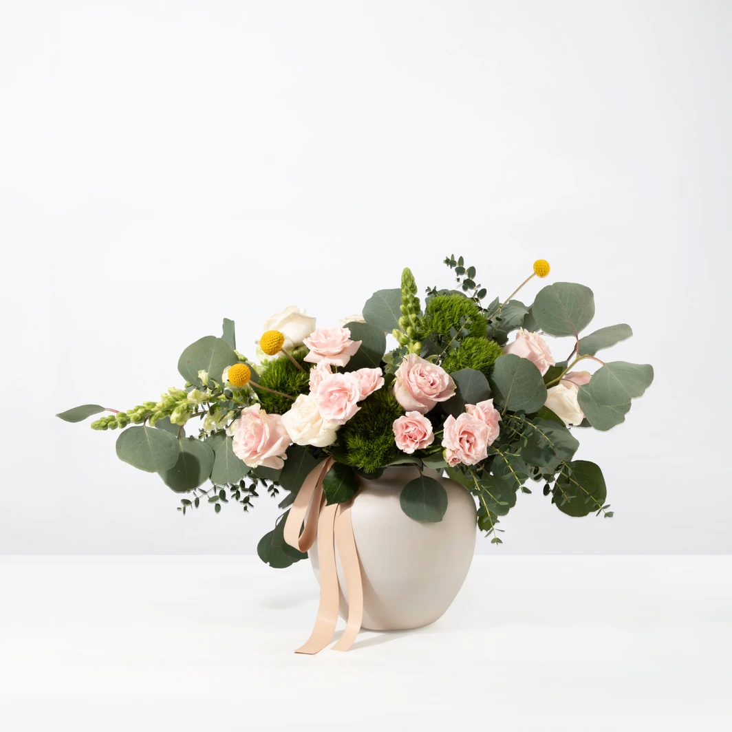 Rose Arrangement with Pink Mini Roses 26728