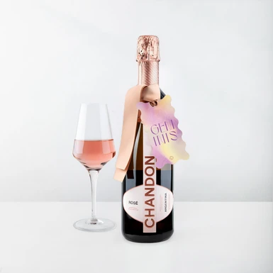 Chandon Rose con distintivo géminis 26801