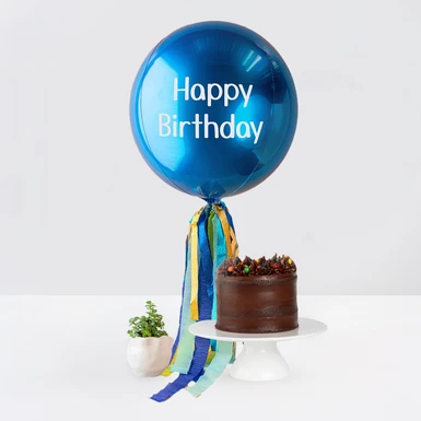 Naked de Chocolate La Divinata con globo y planta 26813