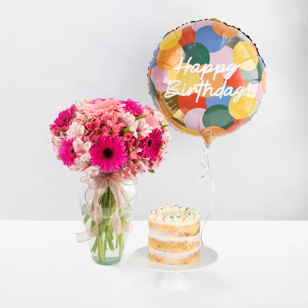 Kit Cumpleañero con Gerberas 26928