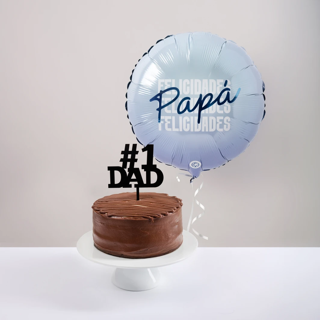 Milkyway Cake “Dad #1” with Balloon 26953