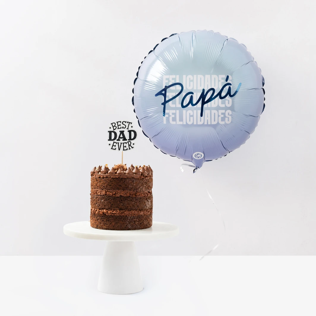 Pastel Ferrero “Best Dad Ever” con Globo 26956