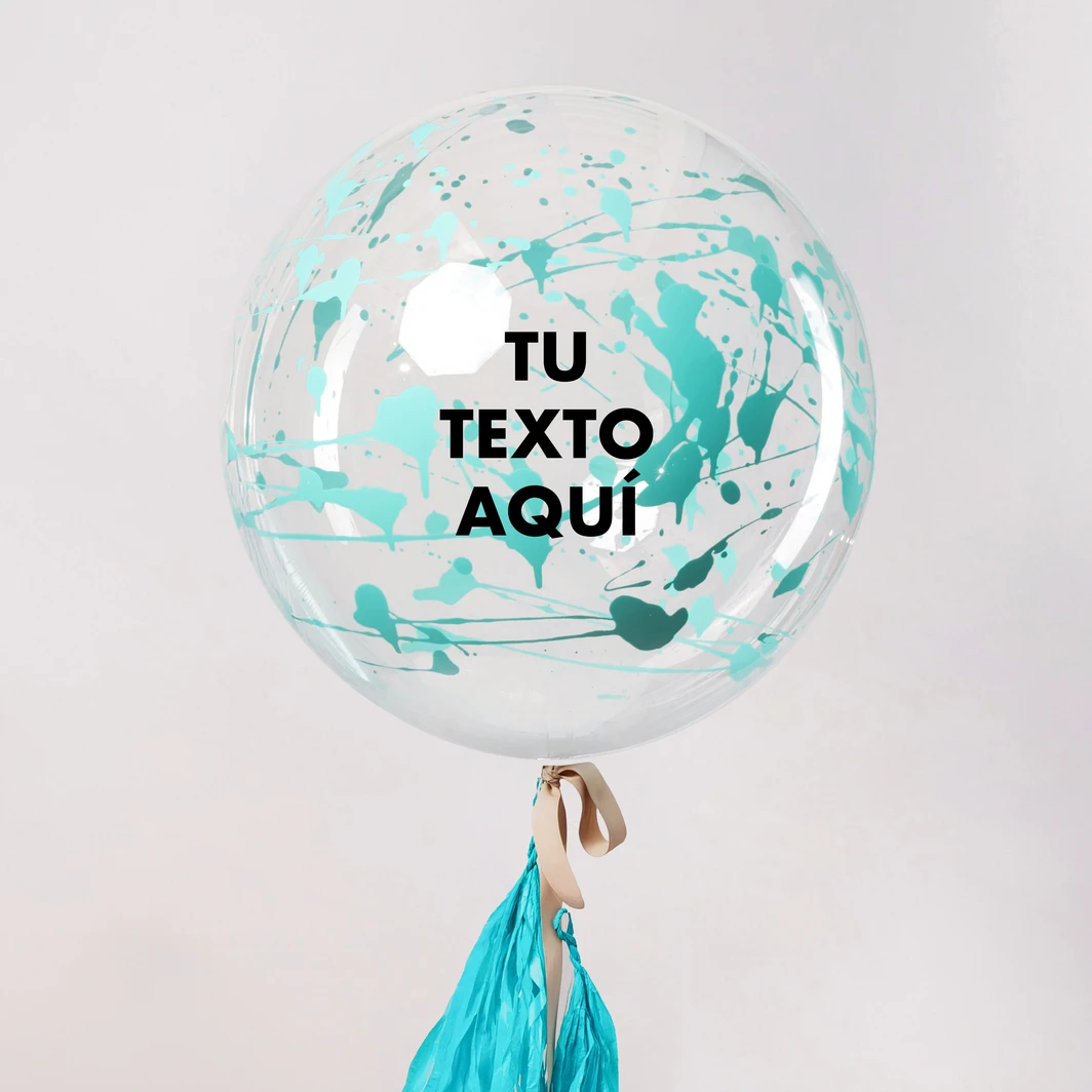 Turquoise Splash Bubble 26972