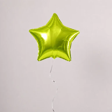 Globo Metálico Estrella Verde Kiwi 26980