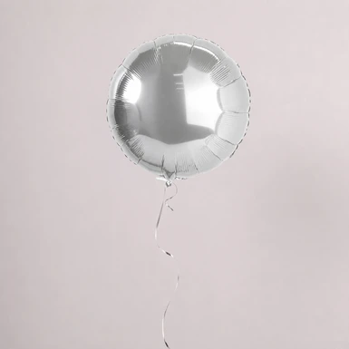 Globo Circular Plateado 26983