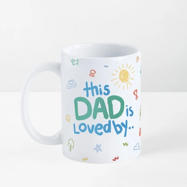 Personaliza Taza This Dad Is Loved By... 15oz 26988-P
