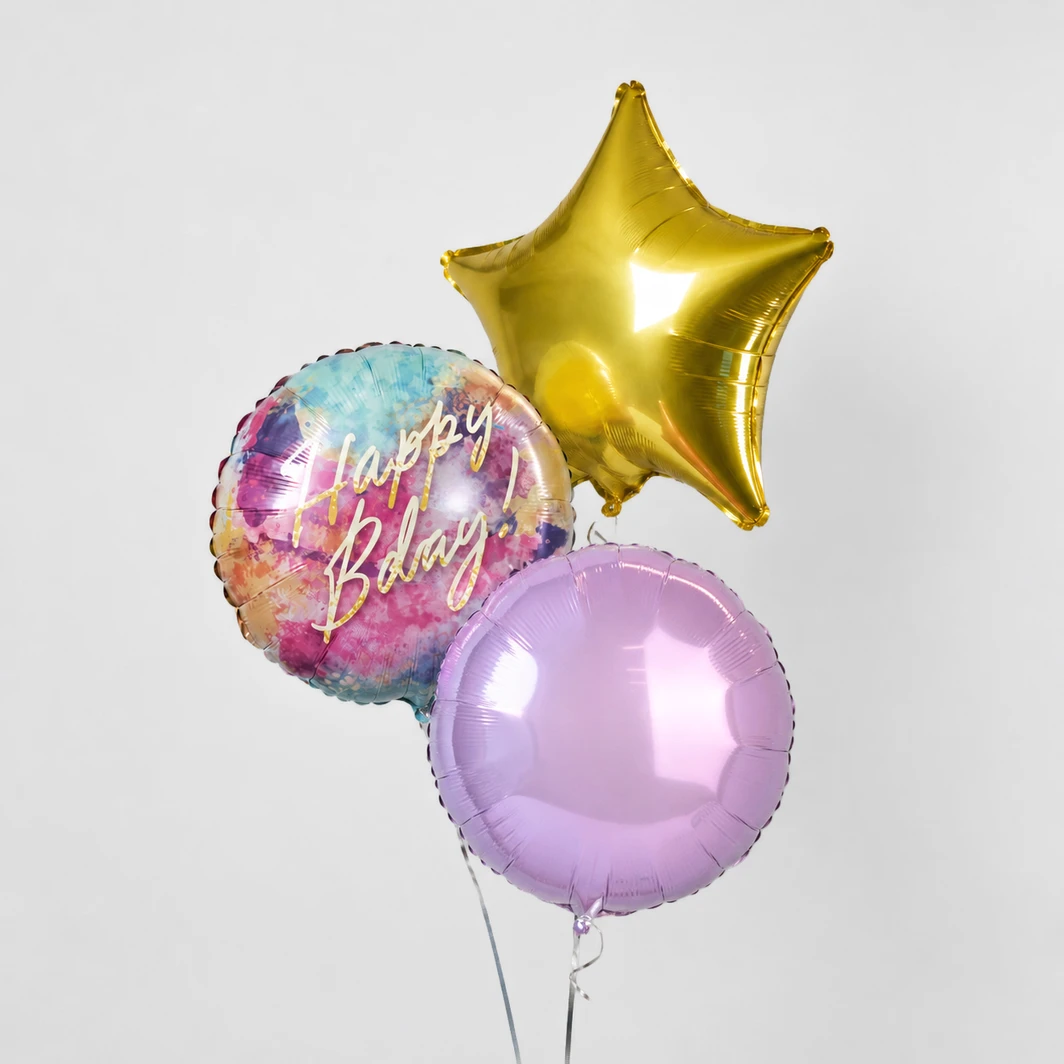 Arreglo de Globos Happy Bday! 27008