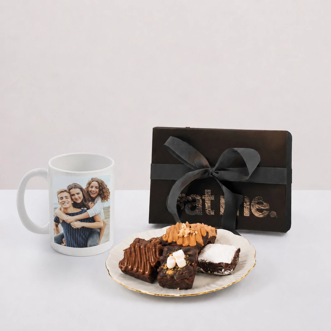 Taza Personalizada y Brownies Eat Me 27161