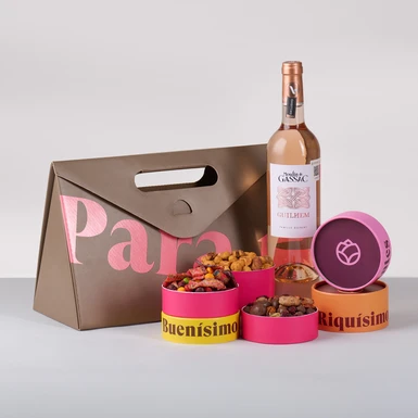 Caja Rosé con Botanas Gourmet 27335