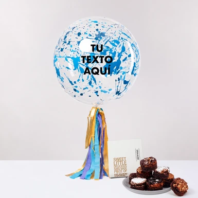 Brownies con Burbuja Splash Azul 27426