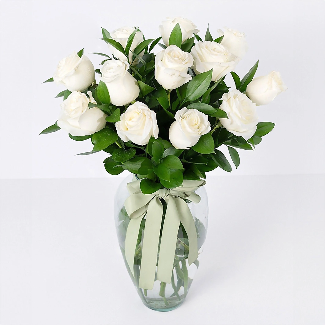 12 Rosas Blancas 140