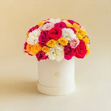 Arreglo de Rosas Rojas y Mini Rosas 3681