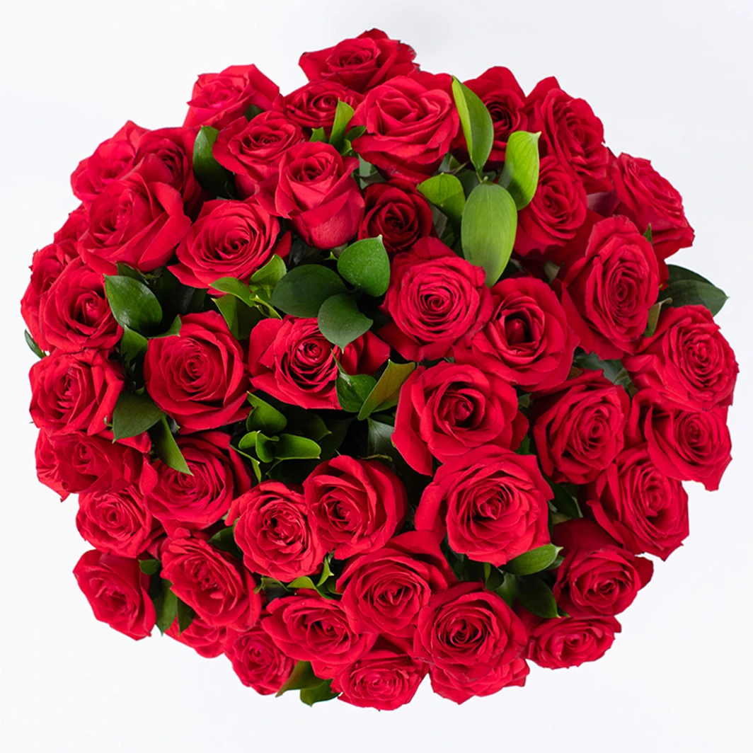 Gran Ramo de Amor con 50 Rosas Rojas 007