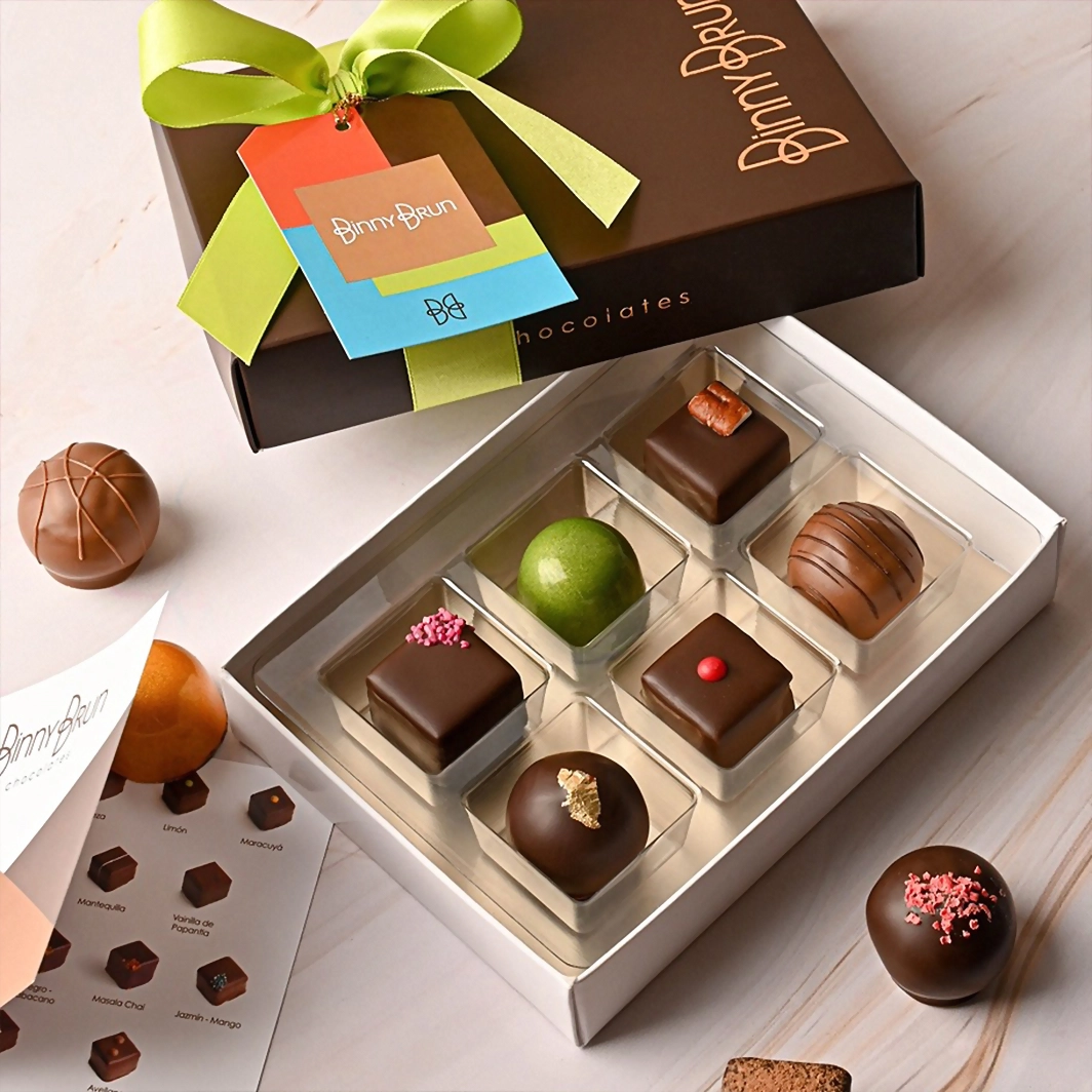 6 trufas Binny Brun 6083