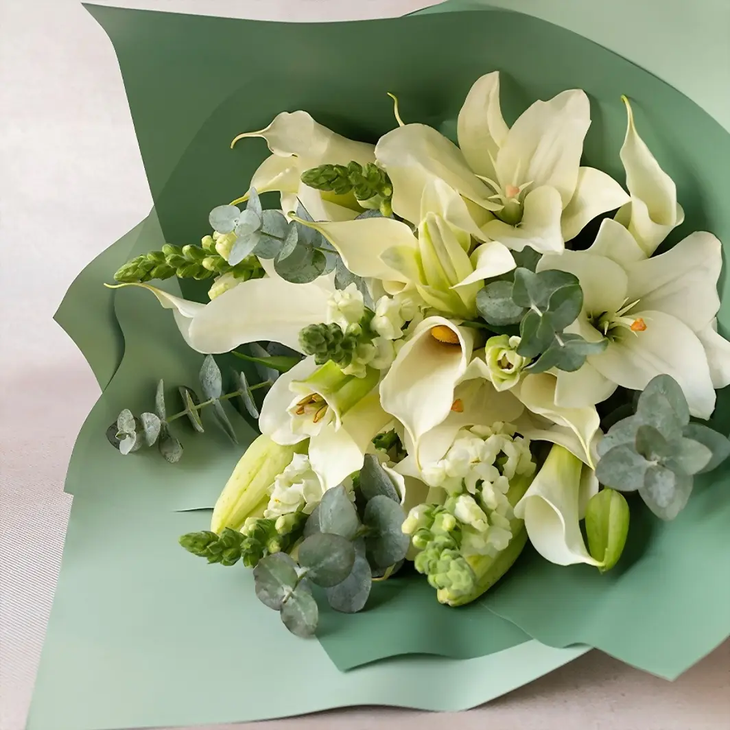 Bouquet of Calla Lilies and Lilys 6981